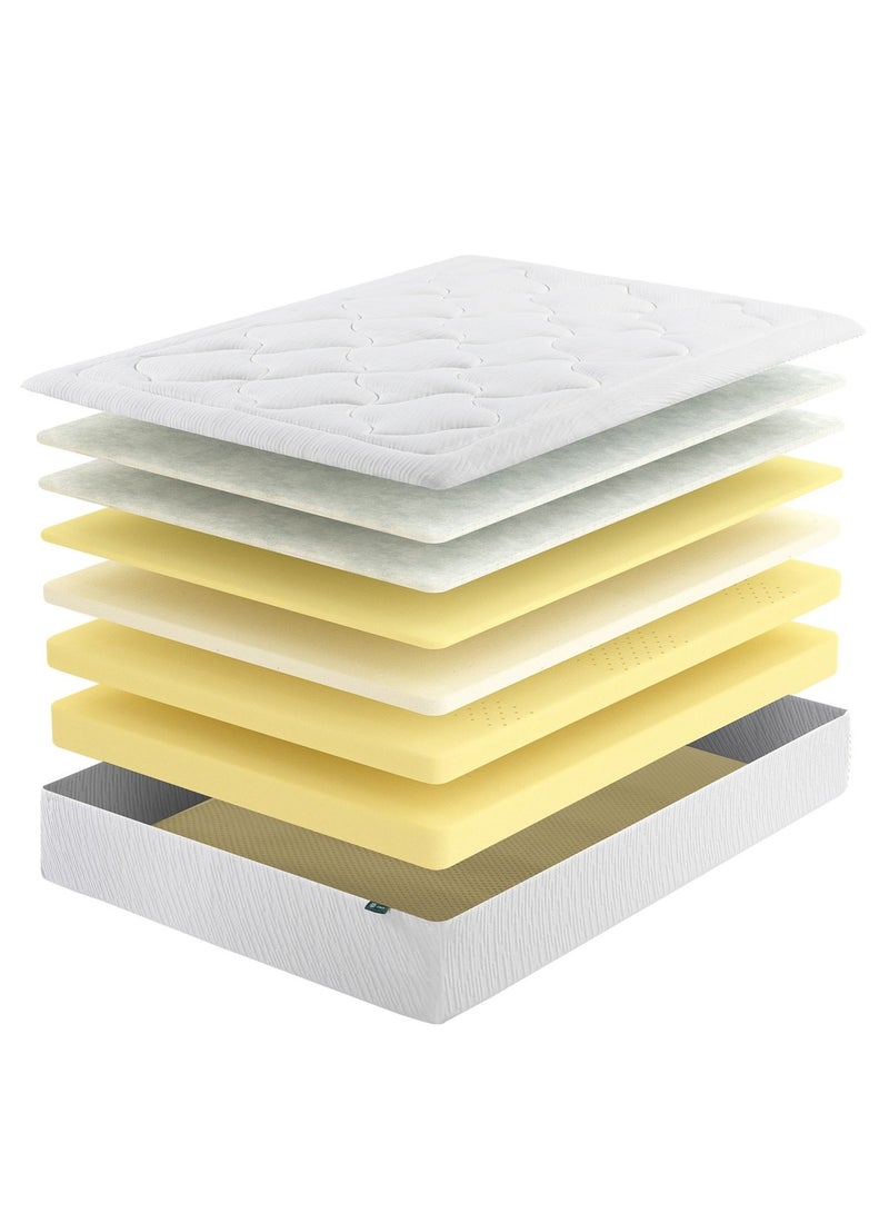 Zinus 30cm Cloud Memory Foam Mattress | Single Size | Pressure Relieving Design| OEKO-TEX®| CertiPUR-US® Certified| Mattress in a Box | Off-White | 200L x 90W x 30H CM | - Image 4